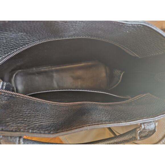 Lauren Ralph Lauren Black Mini Tote Handbag, Excellent Condition - Picture 3 of 6